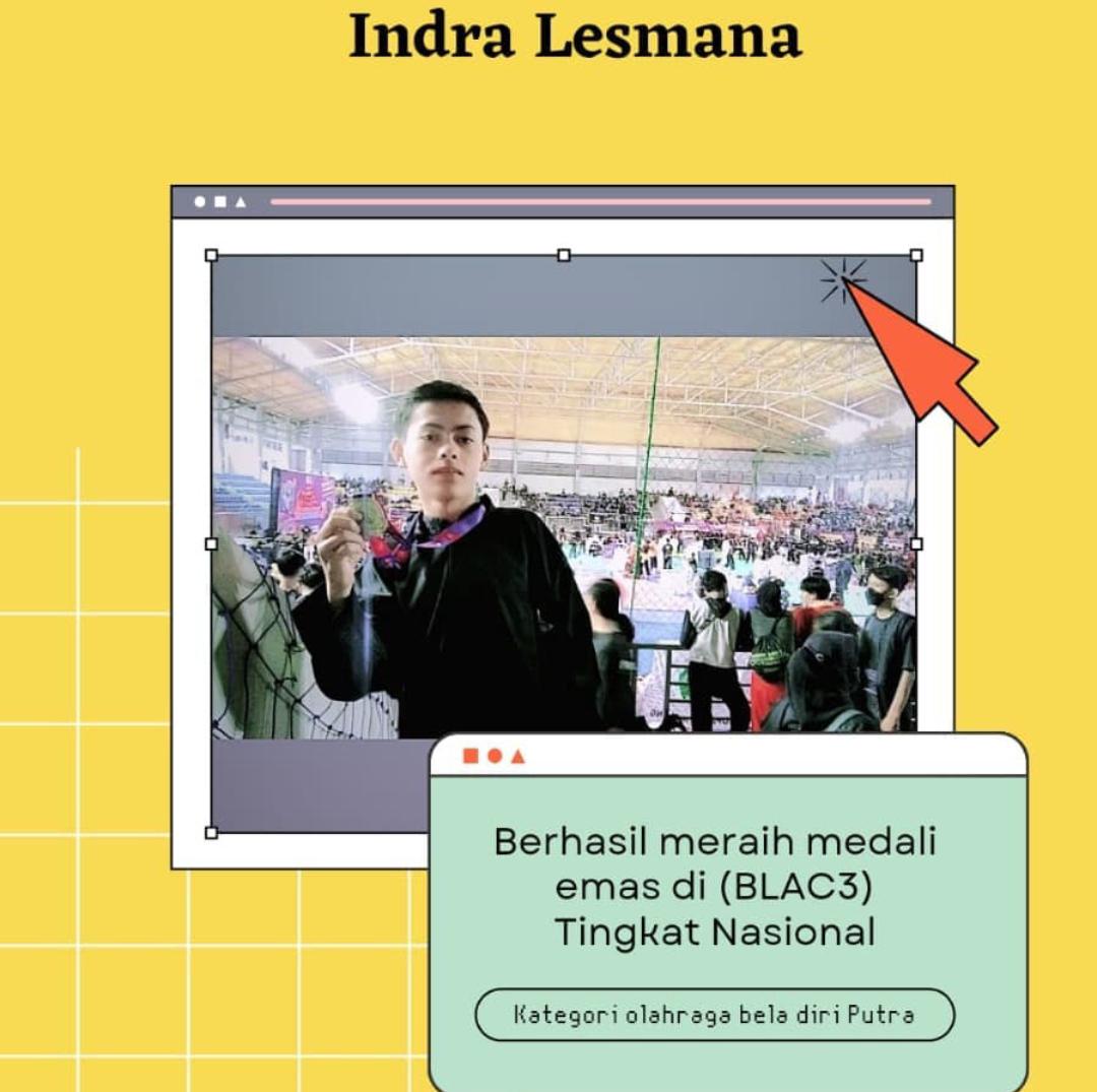 MERAIH MENDALI EMAS PADA LOMBA BLAC3 TINGKAT NASIONAL