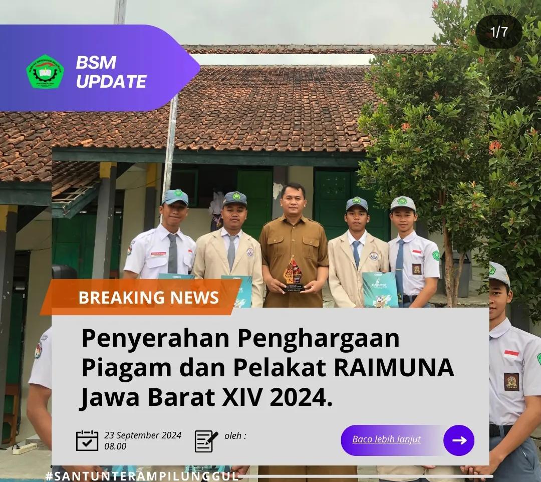 PENGHARGAAN RAIMUNA JAWA BARAT XIV 2024