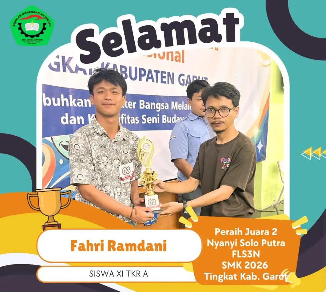 JUARA 2 NYANYI SOLO PUTRA DALAM FLS3N 2026